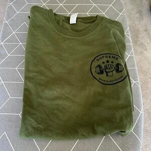 Dark Green Supreme Sports Nutrition tee